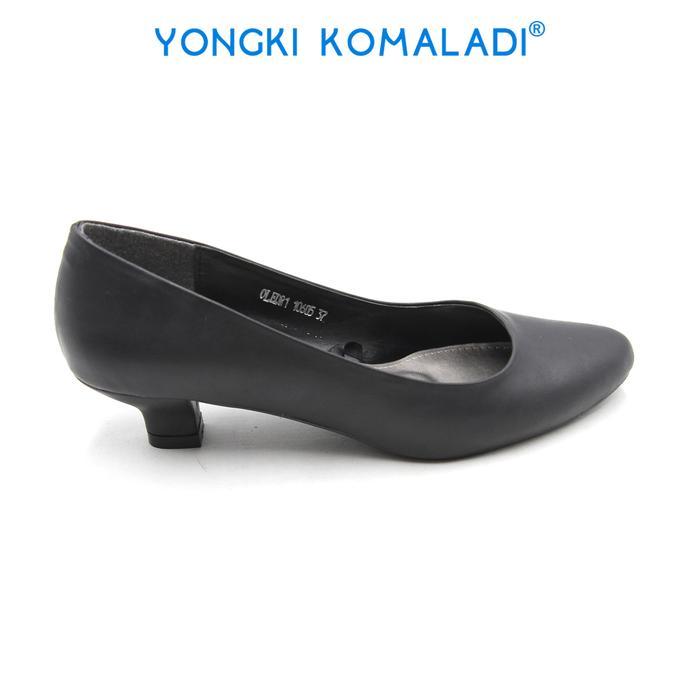 gzmu- Yongki Komaladi Sepatu Wanita Pantofel Ol-Edr1-10605 Merah Heels Shoes Hitam