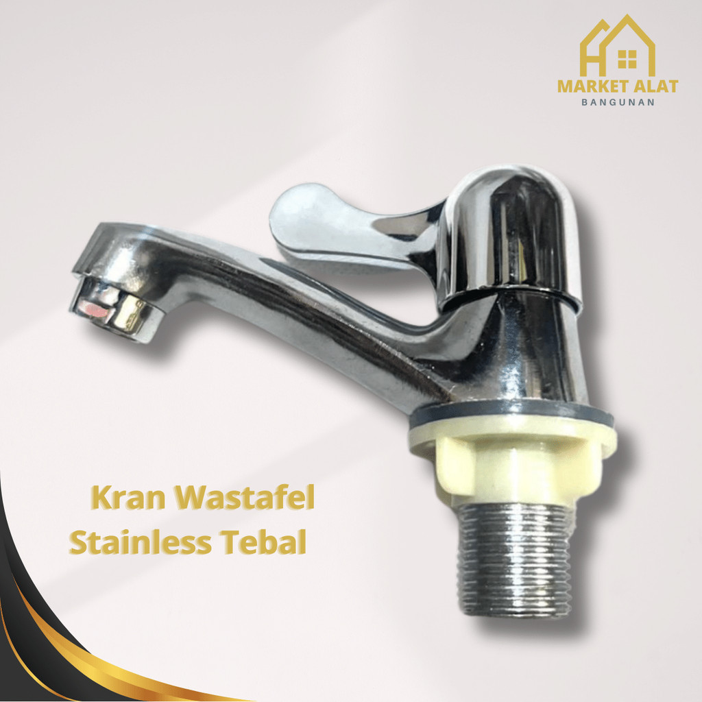 Kran Wastafel Engkol Tanam / Keran Air Putar Wastapel Chrome Washtafel Cuci Tangan
