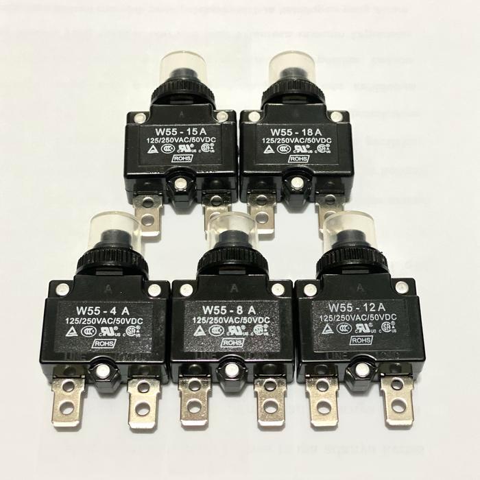 Overload Pompa Satelit Thermal Circuit Breaker WOKEMA 18 Ampere W55