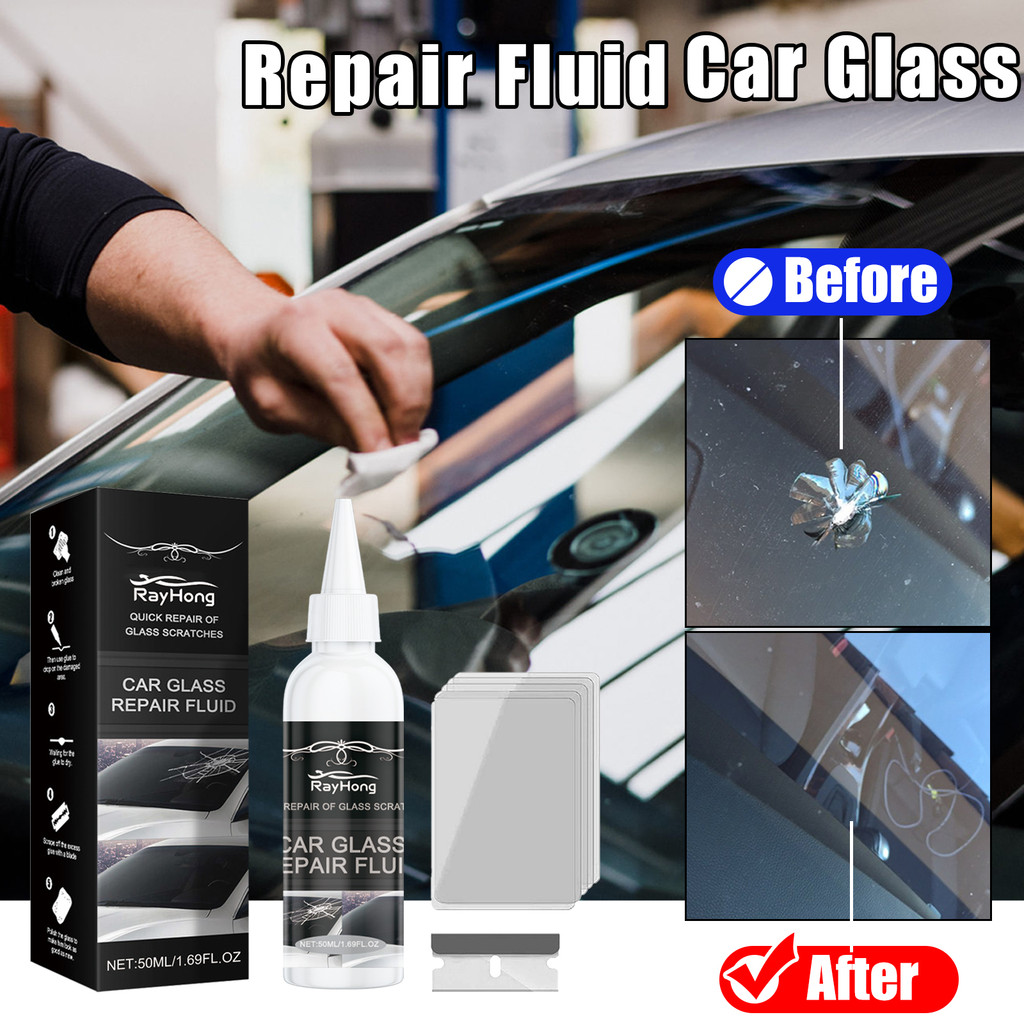Rayhong Car Glass Repair Window Cracks Gone Kit Windshield Cracked Repair Tool Auto Broken Scratch