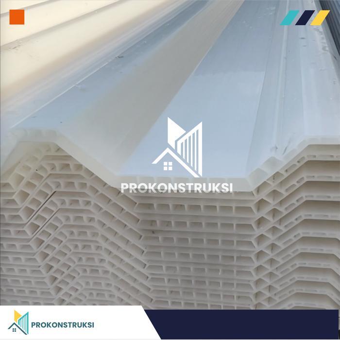 1e0e- Alderon R830 (Natural/Transparan) Atap Upvc 10Mm Garansi Resmi 10 Thn