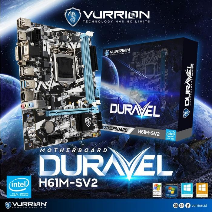 MOTHERBOARD VURRION DURAVEL H61M-SV2 LGA 1155