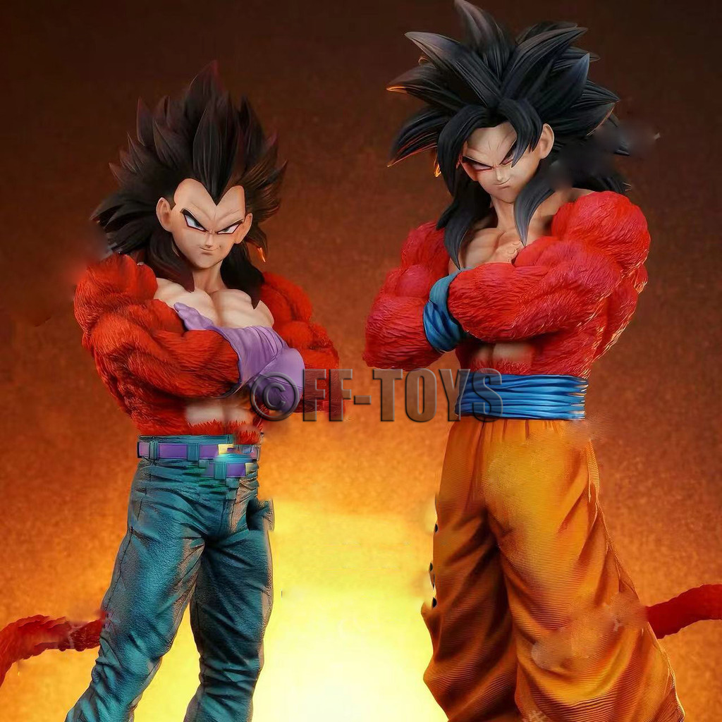 Dragon Ball Super Saiyan 4 Vegeta Figure Ssj4 Vegeta Action Figures Goku Pvc Statue Collection Model