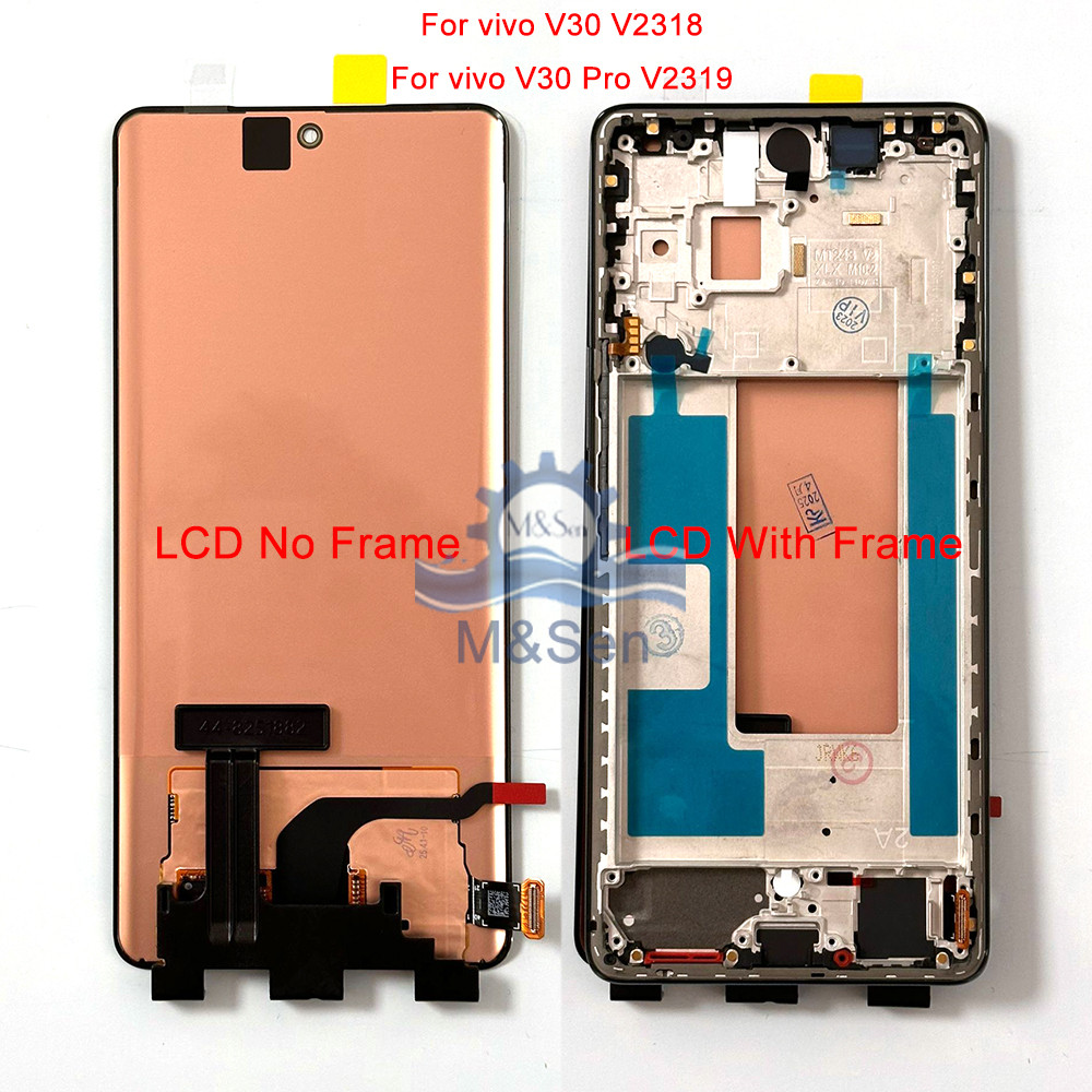 Original Amoled For Vivo V29 5G V2250 V29 Pro V2251 V29E V29 Lite Lcd Display Screen For Vivo V30