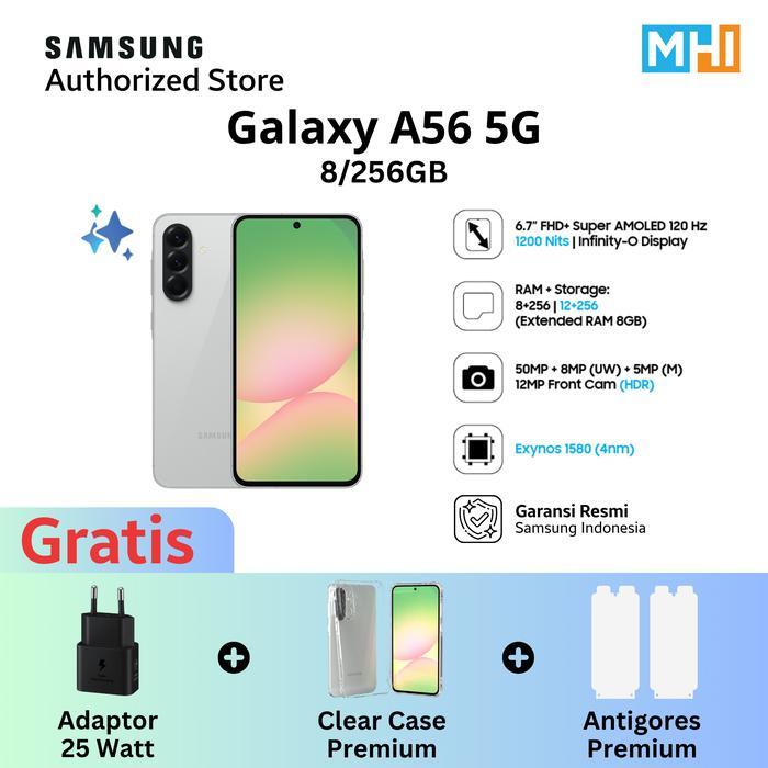 0dw3- Samsung Galaxy A56 5G, Original, Kamera 50 Mp - 8/256Gb 12/256Gb Original, Garansi