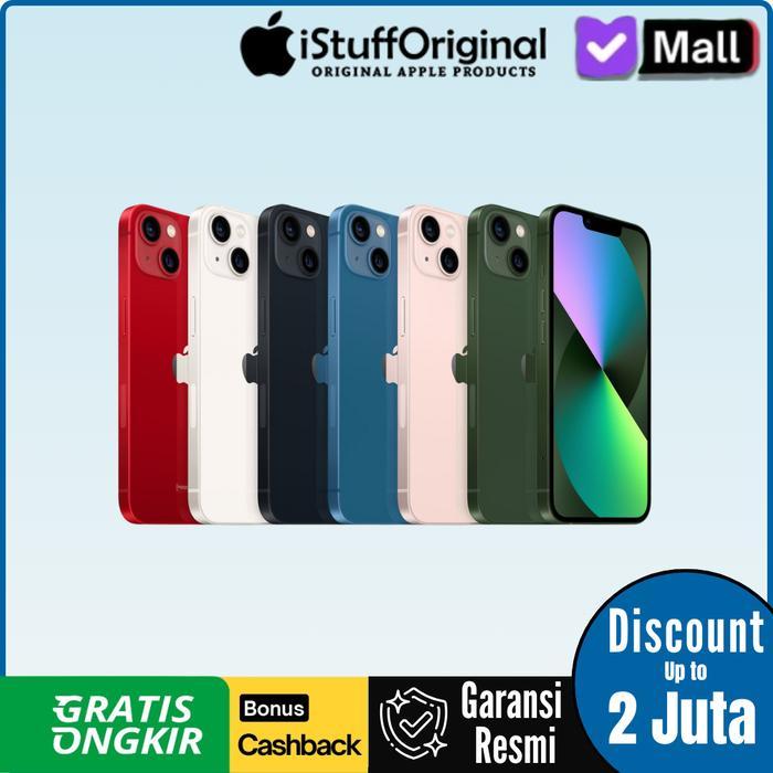 0dw3- Iphone 13 2021 5G Dual Sim 1Tb Midnight Starlight Pink Blue Green Resmi