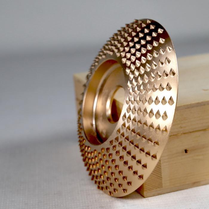 sge9- K55 Mata Gerinda Parut Ukir Bentuk Kayu 4" Wood Carving Wheel Grinda