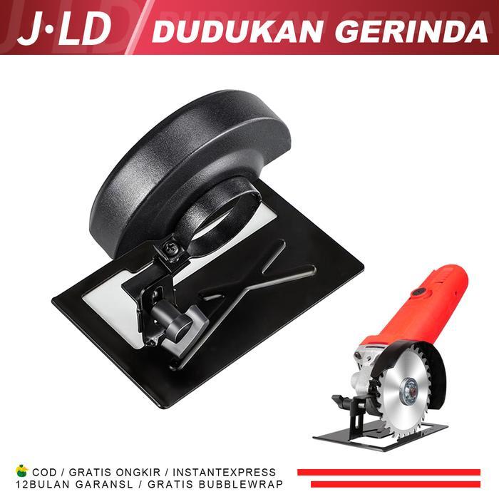 JLD Adaptor Gerinda ke Circular Saw Dudukan Gerinda Bracket Tangan Circular Saw Stand Holder