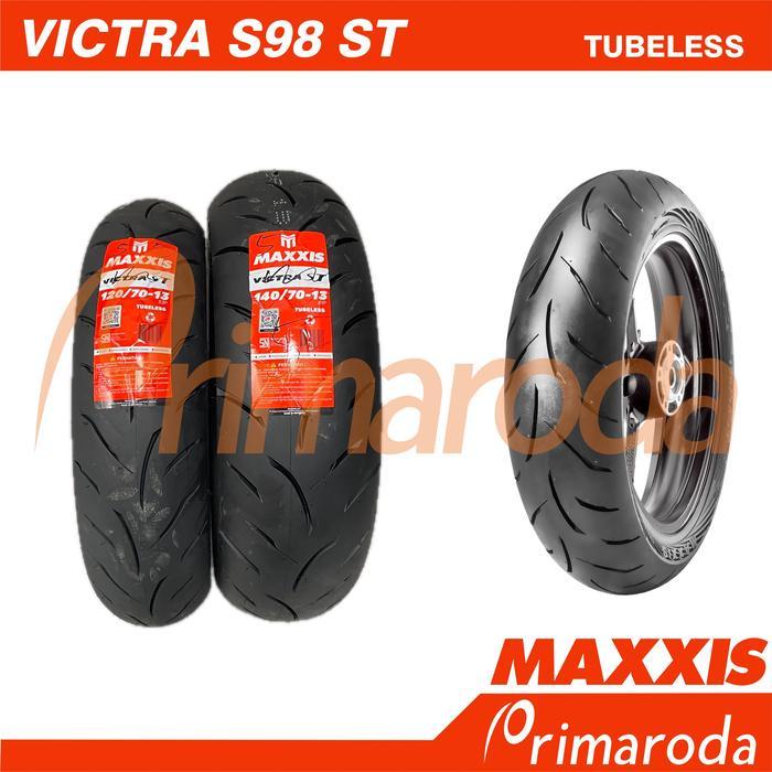 Sepasang Ban Yamaha NMAX upgrade Tubeless Maxxis Victra S98ST