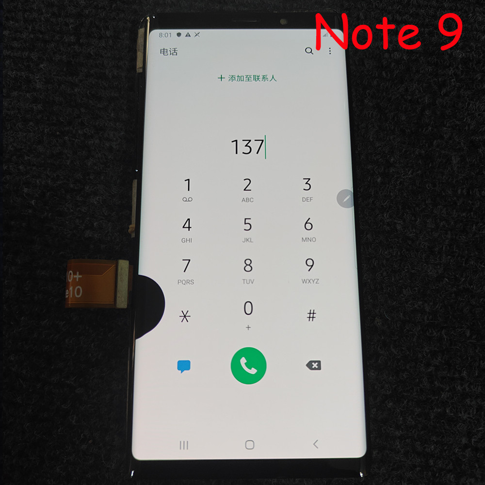 AMOLED Defect LCD For Samsung Galaxy Note 9 Note9 N960 N960F/DS N960F LCD Display Touch Screen