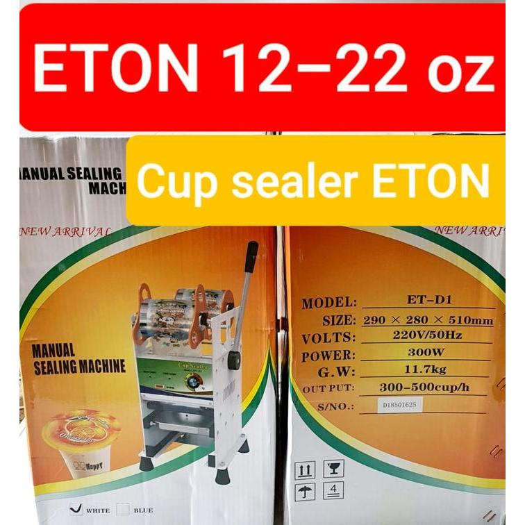 Cup Sealer Manual (Alat Press Gelas Plastik ) Merk Eton Nankai
