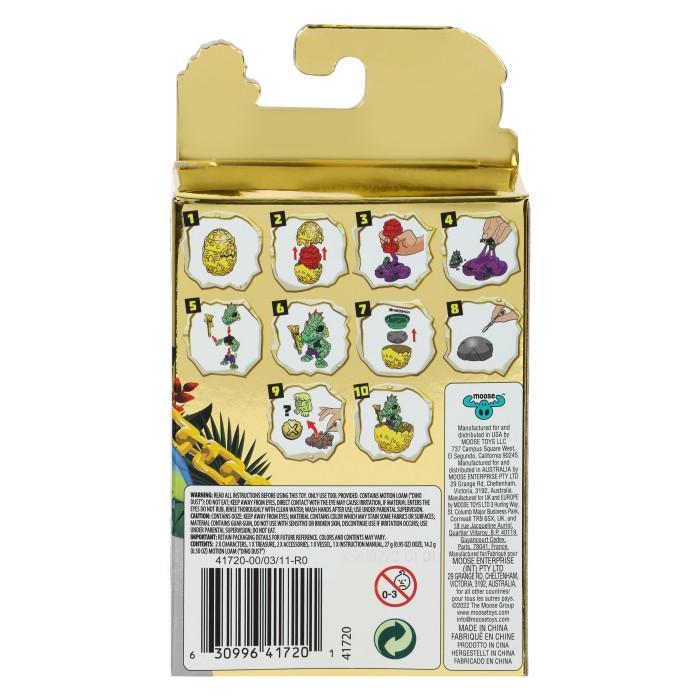Mainan Treasure Hunt Treasure X Dino Gold S4 Armored Egg Pack