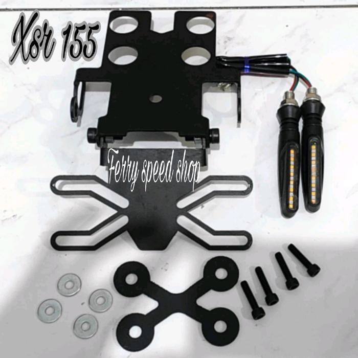 Paketan sen led running plus tail tidy Xsr 155 Xsr155 / Sein led plus dudukan plat belakang Xsr155