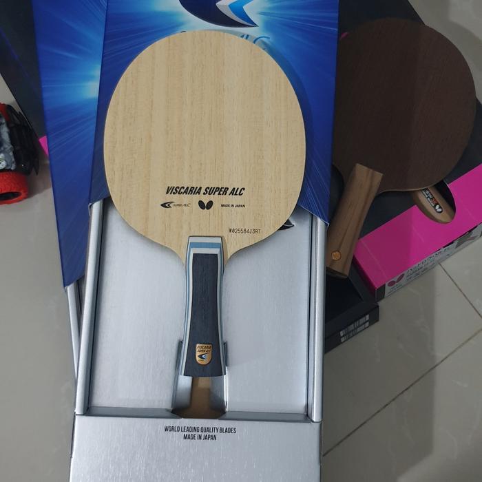 KAYU BAT TENIS MEJA PINGPONG BUTTERFLY VISCARIA SUPER ALC ORIGINAL