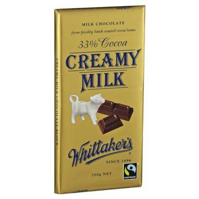 (ORIGINAL) HYA NEW ZEALAND WHITTAKER'S CREAMY MILK CHOCOLATE BLOCK WHITTAKERS TERMURAH TERPOPULER