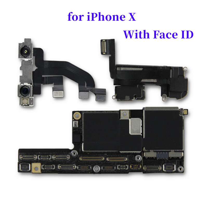 iCloud Unlocked Motherboard Original for iPhone X XR XS Max Mainboard with Face ID Logic board No iC