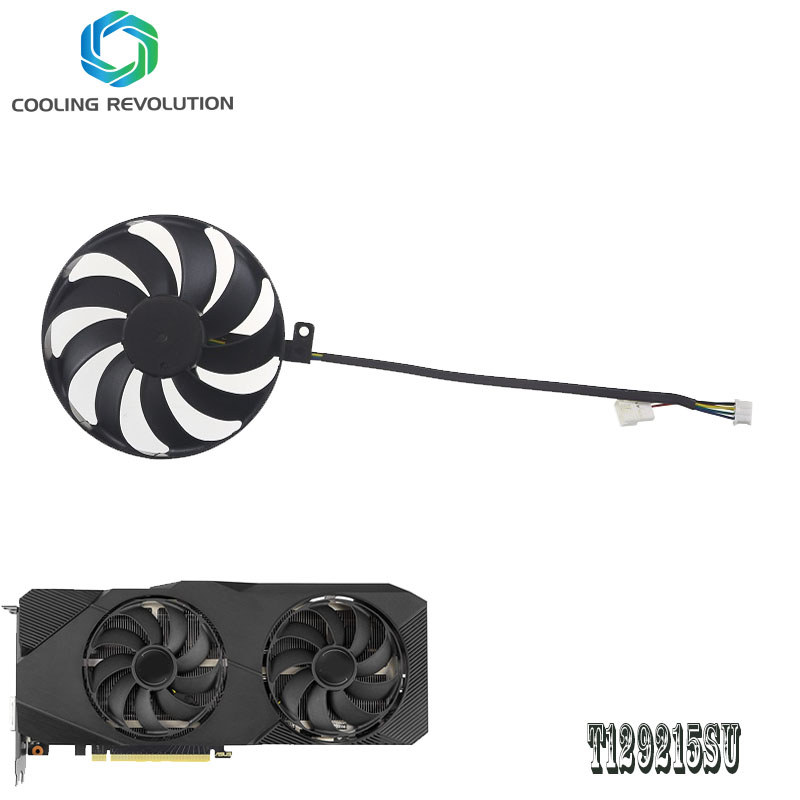 87mm RTX2060S RTX2070S RTX2080S Video Card Fan For ASUS Dual RTX 2060 2070 2080 SUPER EVO GPU