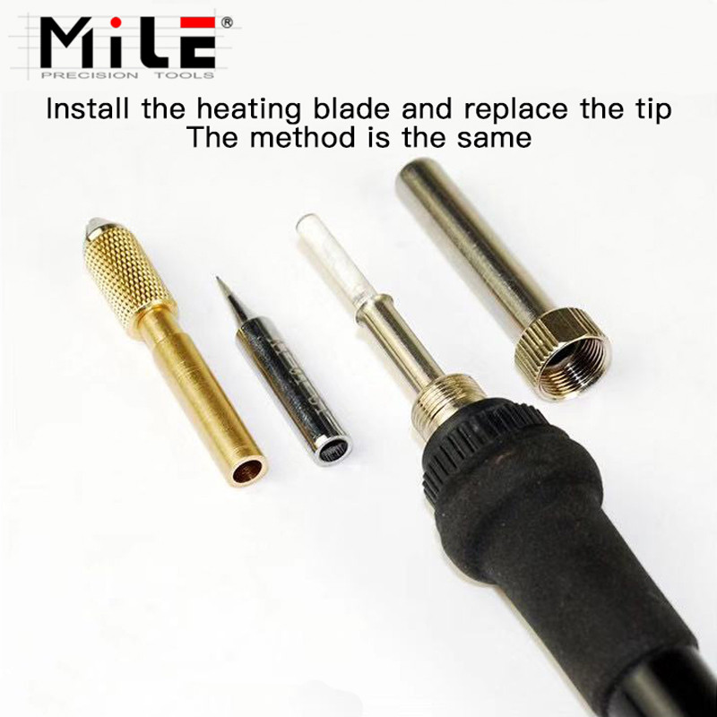 MILE 936 Soldering Iron Heating Blade Fingerprint IC Mainboard Repair Tools For Mobile Phone Glass G
