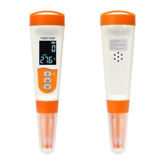 3In1 Water Quality Detection Pen Ec Meter Tds Meter Water Tester Automatic Calibration Water Quality