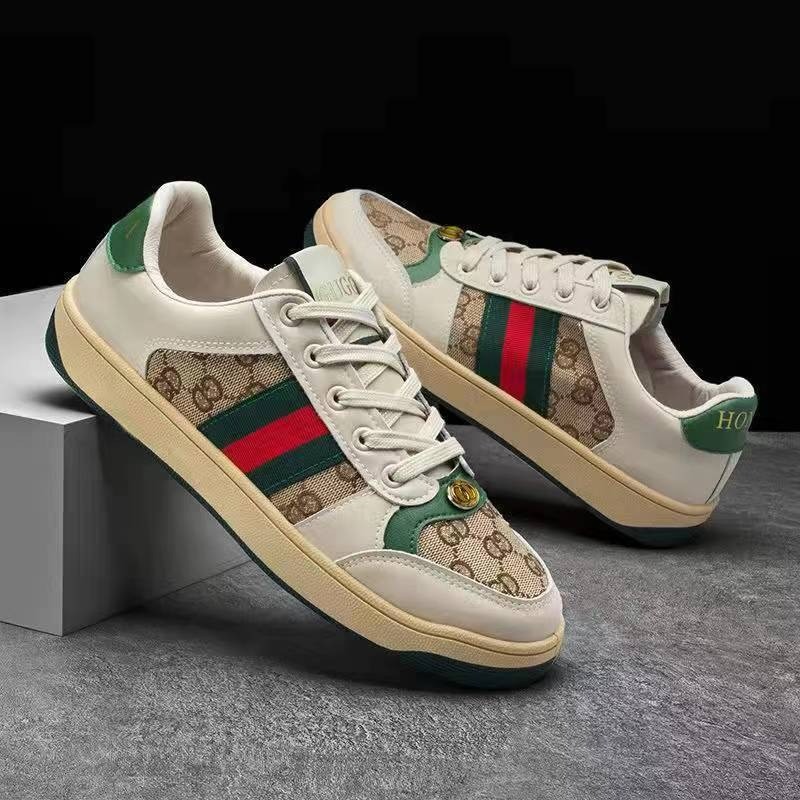 Men'S Low-Top Sneakers, Printed Casual Trend Shoes, Casual Flat Shoes, Platform Shoes Casual Shoes