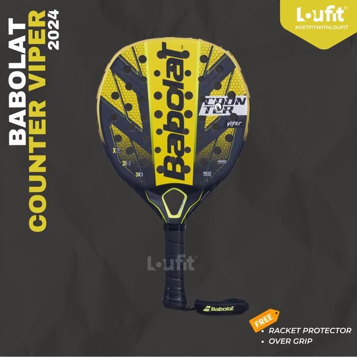 BABOLAT RACKET PADEL RACKET BABOLAT COUNTER VIPER 2024 ORIGINAL Carbon 3K