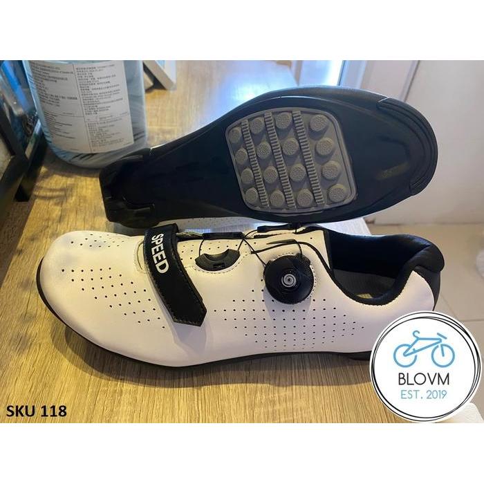 Sepatu Sepeda NON Cleat Sepeda Roadbike MTB Sport PUTIH