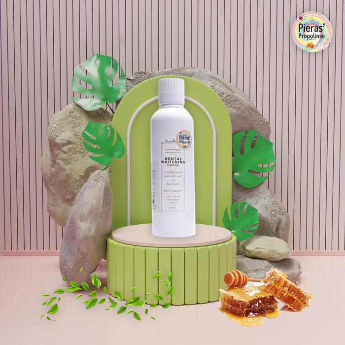Simanubike - Pieras Propolinse Dental Whitening Mouthwash - Kumur Pemutih Gigi
