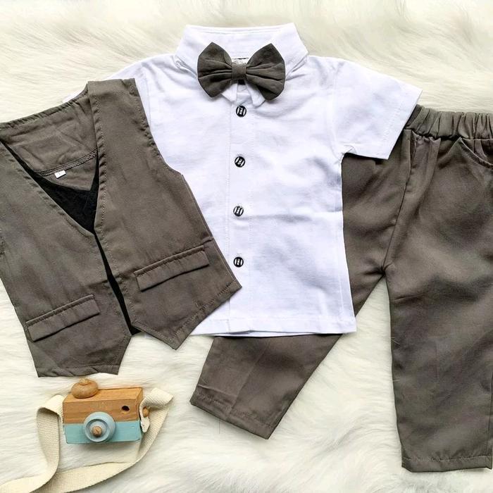 Setelan Baby Tuxedo / Baby Tuxedo/ Tuxedo Anak Laki-Laki / Baju Kondangan Anak Laki-Laki/Setelan