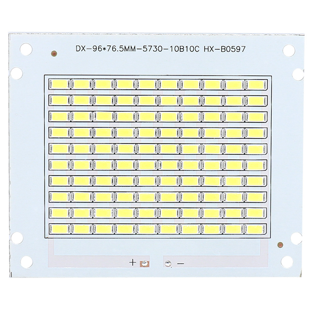 50W LED Diode SMD5730 Flood Light DC30-32V 1500mA Epistar PCB White 6000K LED Chips Plate Resource