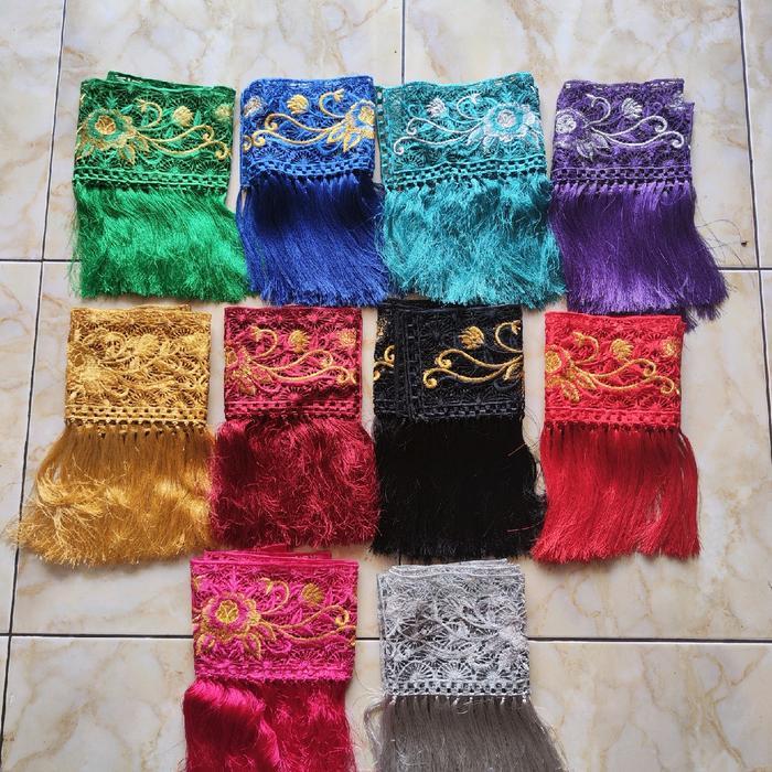 jq41- Renda Bordir Songket Ronce