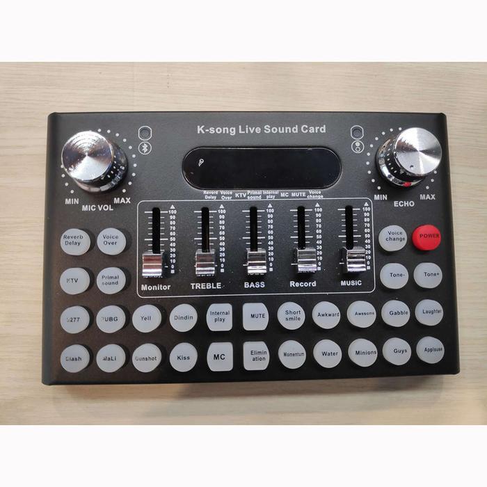 Tntgmusic- F8 / F9 Live Mixer Professional External Audio Usb Sound Card