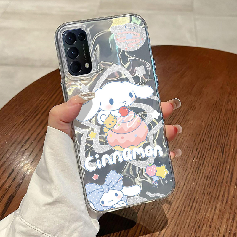 Casing Hp OPPO Reno 5 4G Reno 5 5G Reno5 Reno 5K 5G Reno5 K Find X3 Lite Case Casing Pola Kartun Kue