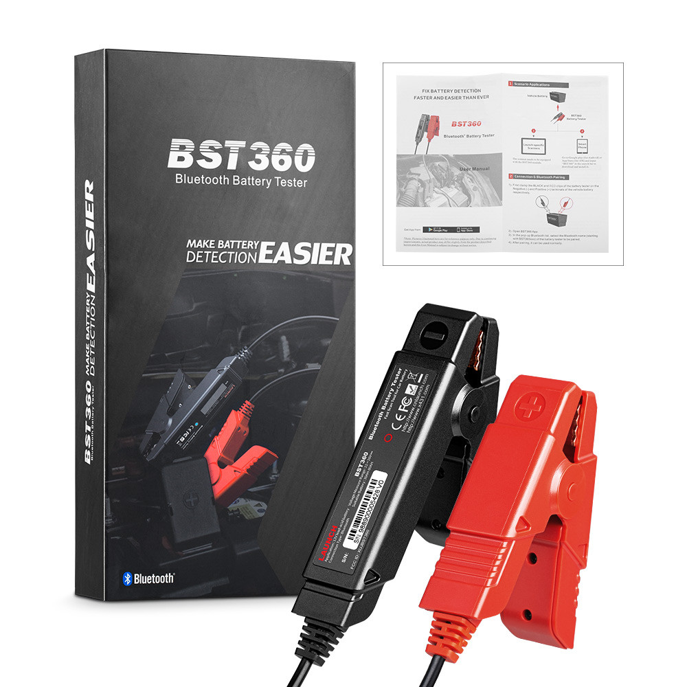 Launch X431 BST360 Bluetooth Battery Tester Used with X-431 PRO GT, X-431 PRO V4.0, X-431 PRO3 V4.0,