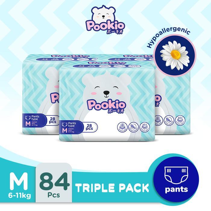 Pookio Pants Popok Bayi Anak Diaper Celana M28