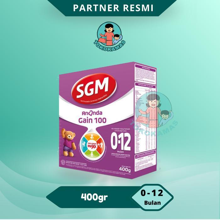 [Voucher] SGM Ananda Gain100 400gr - Susu Formula Bayi 0-12 Bulan