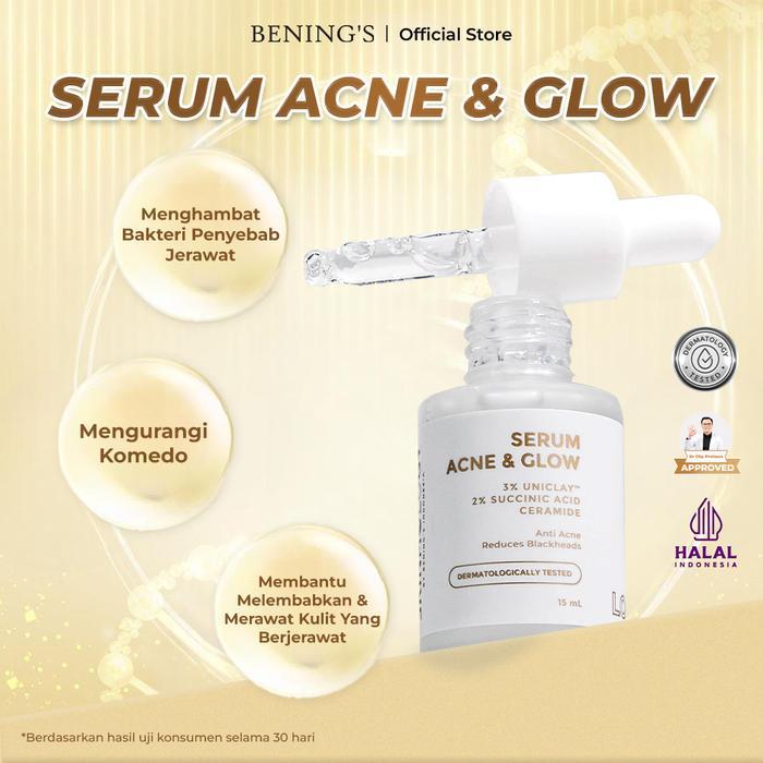z3kl- Skinmology Serum Acne & Glow Skincare By Bening'S Indonesia Perawatan Pencerah Wajah