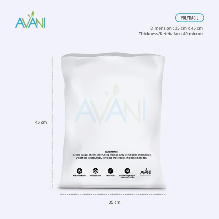 Polybag Kantong Singkong Polymailer Ramah Lingkungan - Cassava Bag