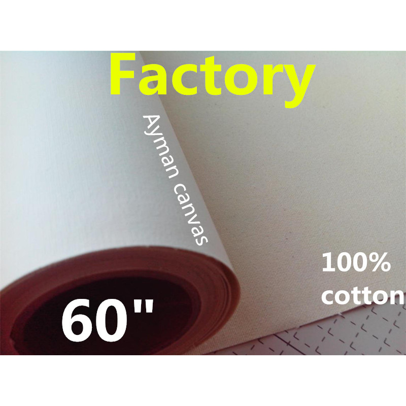 60in Cotton canvas fabric/Inkjet printing canvas