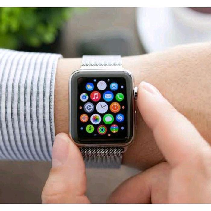 PALING DIMINATI JAM TANGAN ANDORID IPHONE PINTAR LAYAR SENTUH ANTI AIR BLUETOOTH BISA WATSAPP PRIA