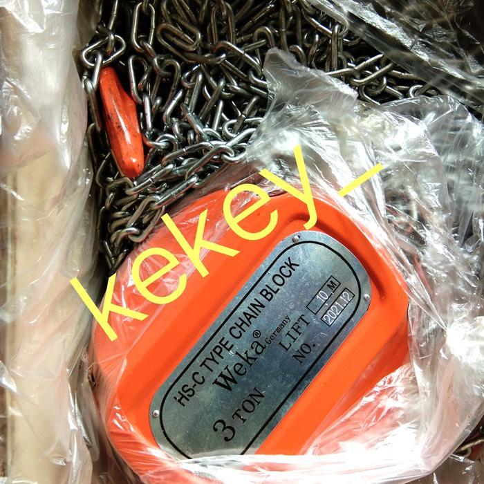 Terbaik Chan Block Takel 3 Ton 10 Meter Terlaris