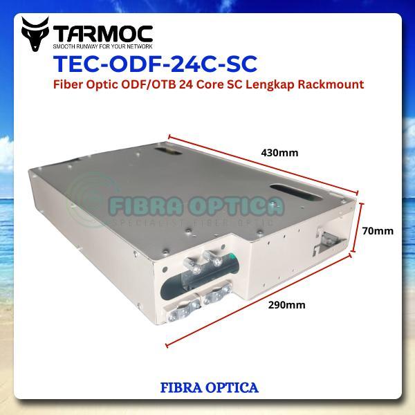 Fiber Optic Odf/Otb 24 Core Sc Lengkap Rackmount Odf 24C Sc