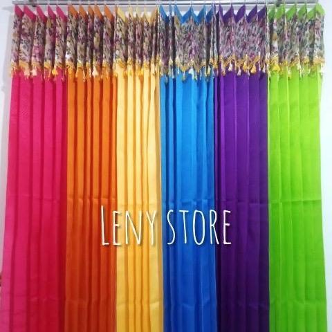 Diskon Gorden wajik PONI polos gorden jendela murah gorden