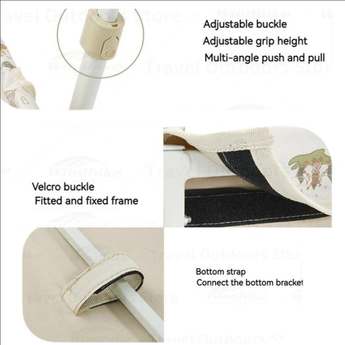 Naturehike Mini Folding Trolley Cnh22Ju012 - Troli Lipat Mini