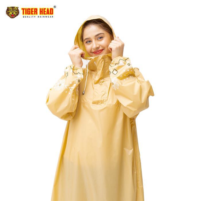TIGER HEAD JAS HUJAN GAMIS ASTER JAS HUJAN WANITA - KODE 70050