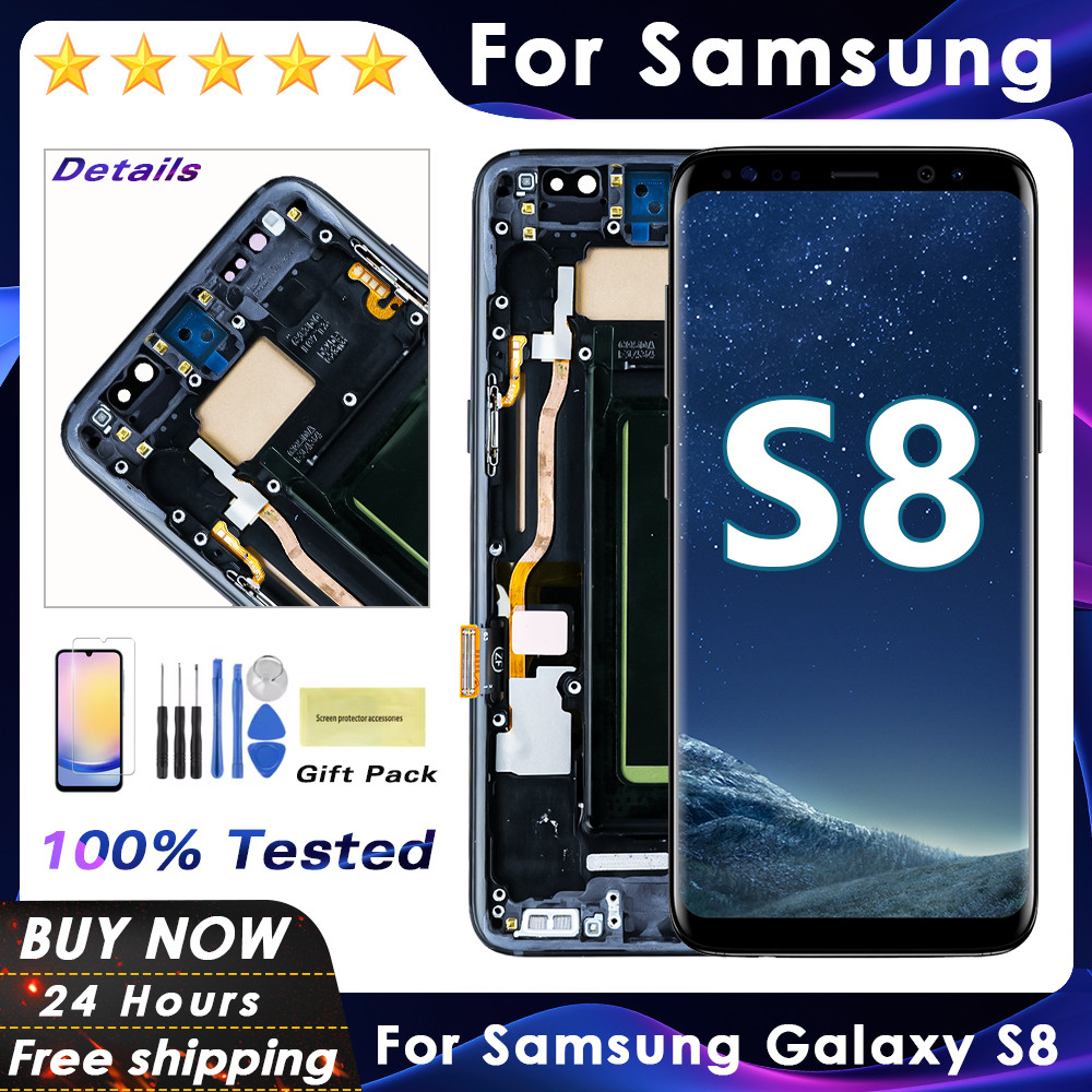 New S8 Lcd Replacement For Samsung Galaxy S8 G950 G950F Lcd Display Touch Screen Digitizer Assembly