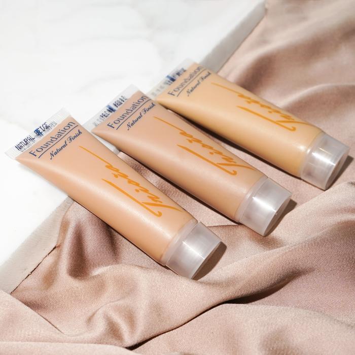 pgd7- Trisia Foundation Natural Finish Liquid Concealer Wajah - Alas Bedak Tidak Lengket &