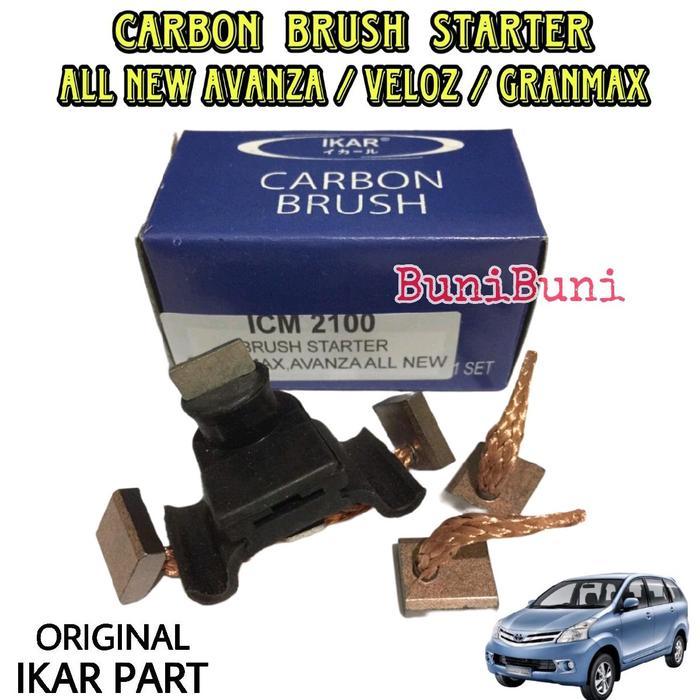 Jual Carbon Brush Starter Veloz (Icm 2100)- Kul Cool Arang Dinamo Stater Mobil All New Avanza Xenia