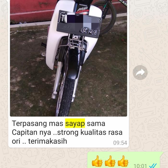 STOK TERBATAS  SAYAP LEGSHIELD PUTIH ASTREA GRAND MERK STRONG TERJANGKAU