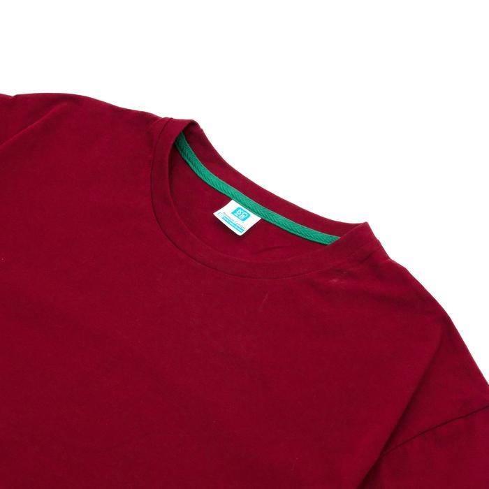 nb4m- Koze - Oversized Comfort Maroon T-Shirt - Kaos Polos Oversized