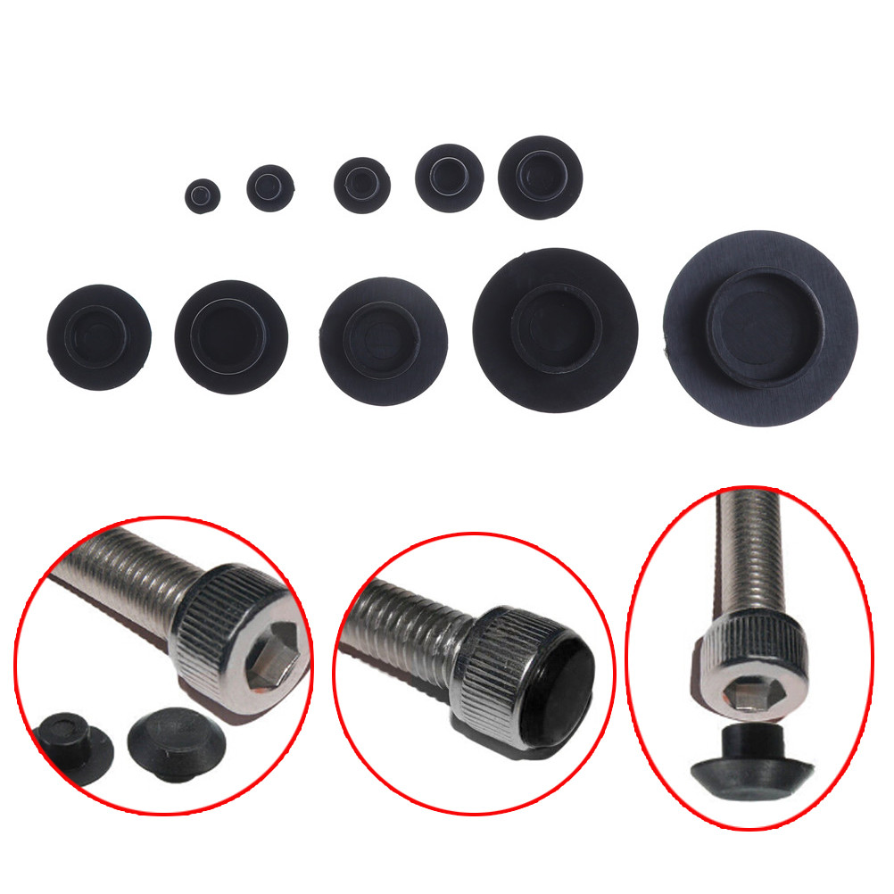10Pcs Hex Socket Allen Bolt Screw Nut Hexagon Head Cover Cap Protector M4 M5 M6 M8 M10 M12 For